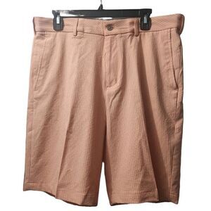 Walter Hagen Men's Size 34 Perfect‎ 11 Hagen Short Orange Flat Front